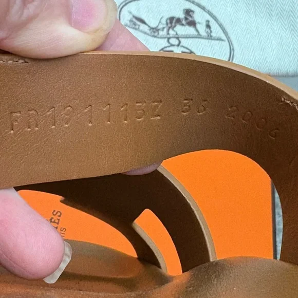 Authentic Hermes takara chypre gold Sandals 36 - Picture 10 of 13